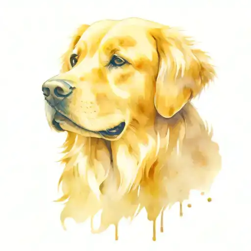 Golden Retriever Sitting