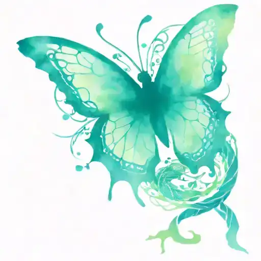 Butterfly And Snakes
