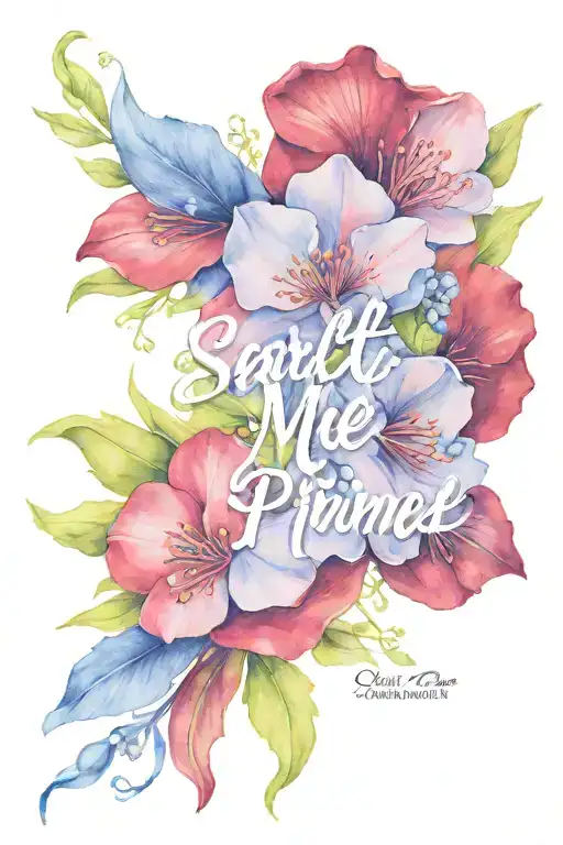 Scarlet Pimpernel With The Words Sink Me