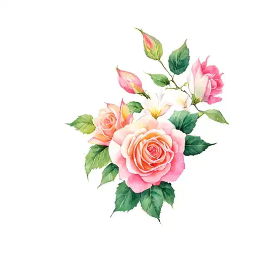 Honeysuckle And Rose