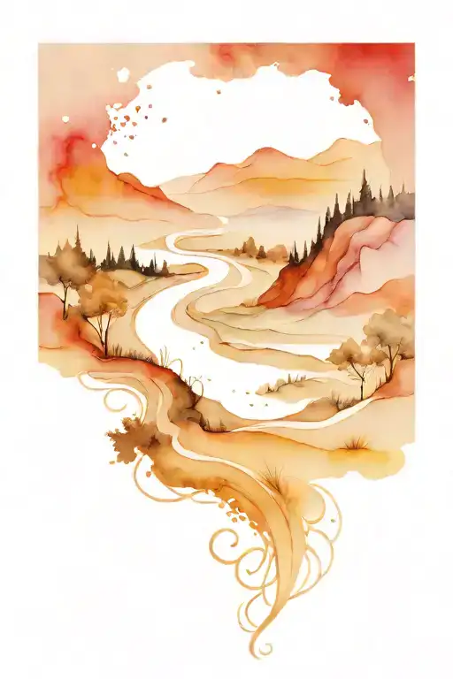 Winding Road Leading