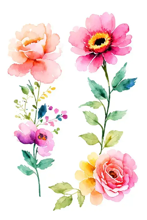 4 Flower Bouqet