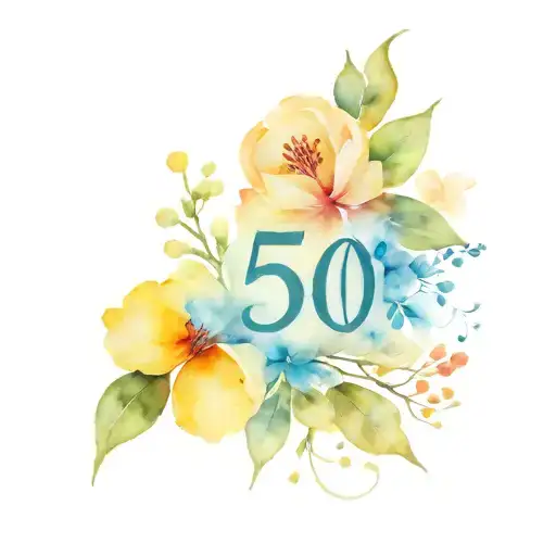 Number 50 Years Old