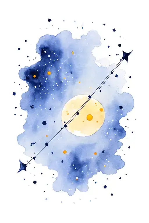 The Big Dipper Constellation In The Night Sky Filled