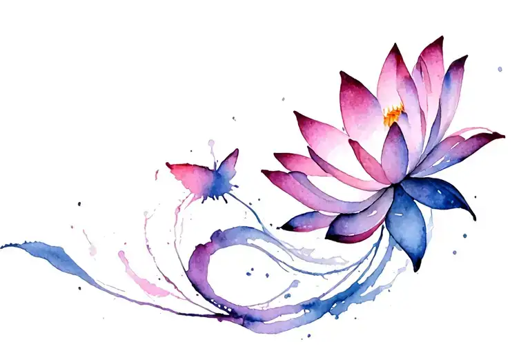 Lotus Butter Fly Coming Together