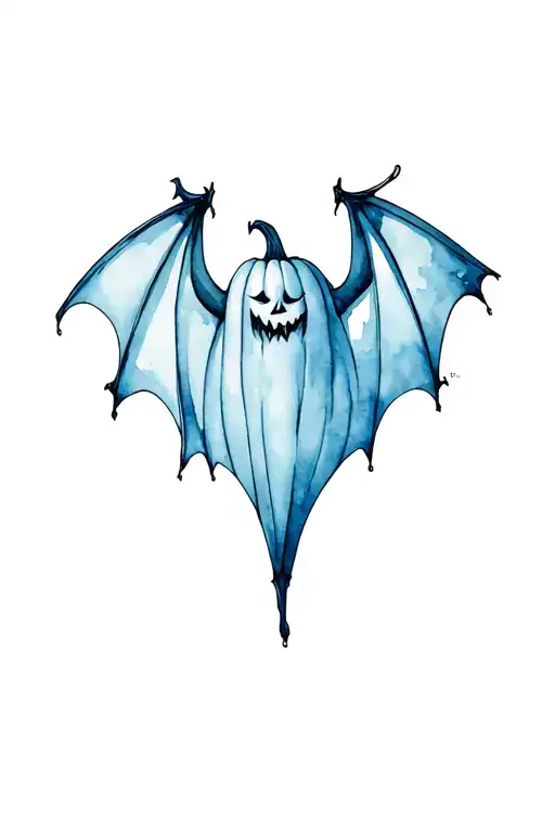 Pumpkin Ghost Bat