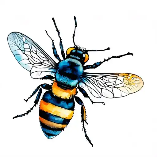 Bee Art Nouveau Patterns