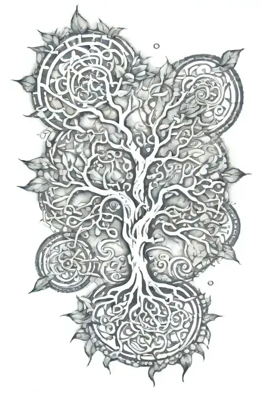 Tree Of Life With Roots