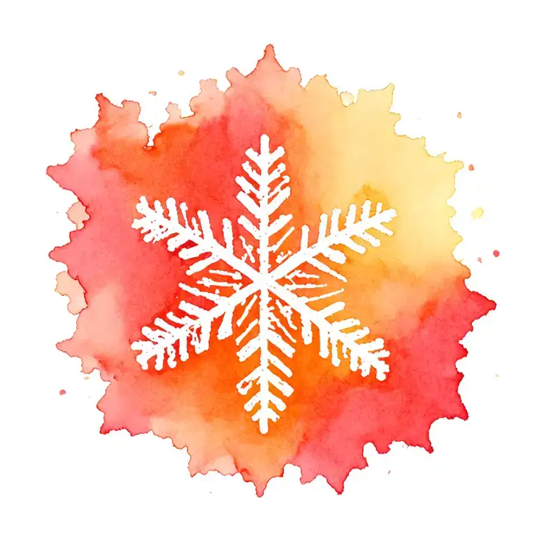 Snow Flake Tramp Stamp