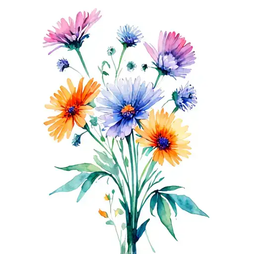 Aster Bouquet