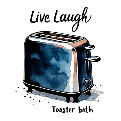 Live Laugh Toaster Bath