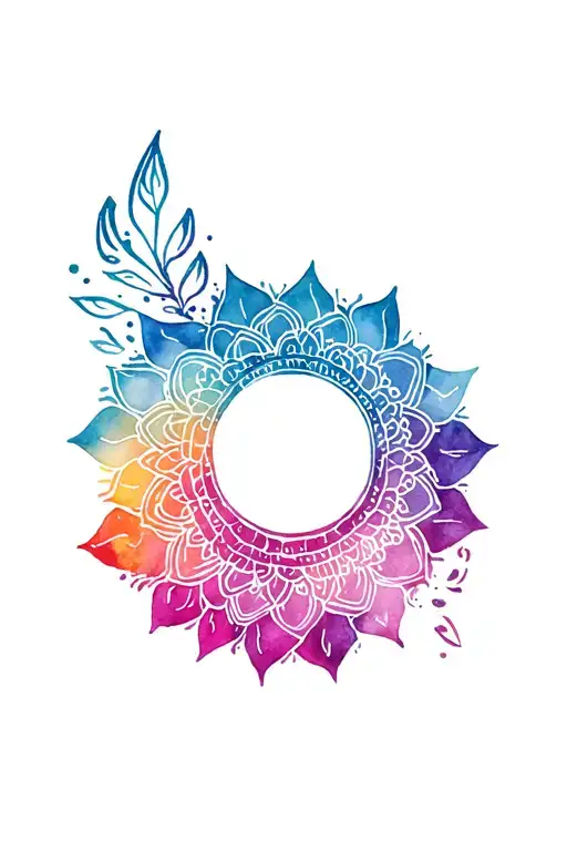 Mandala Design Adding To Humm Flying