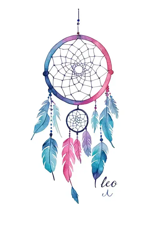 Leo And Dreamcatcher Intertwined