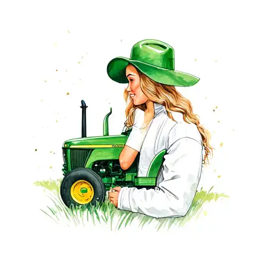 Mike Loves Charlene In John Deere Green Plasma