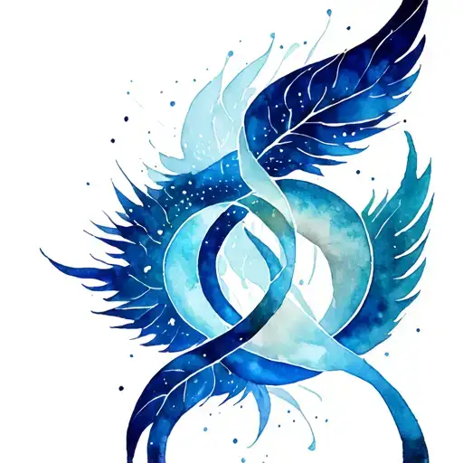 Gemini Virgo Sign Intertwined