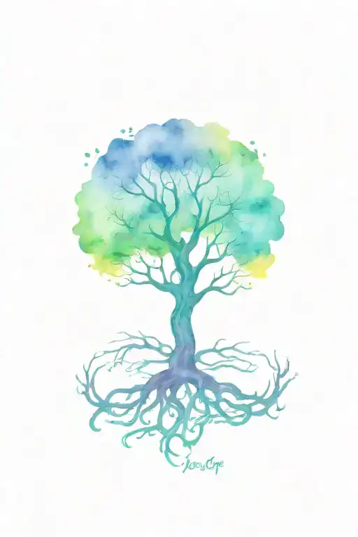 Tree Of Life Aires And Leo In Roots Aires And Sagittarius In Branches