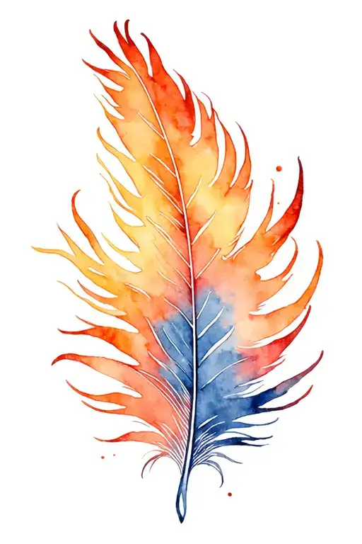 Phoenix's Feather From Ash