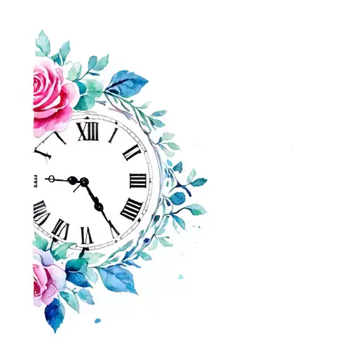 Clock Roses Crown