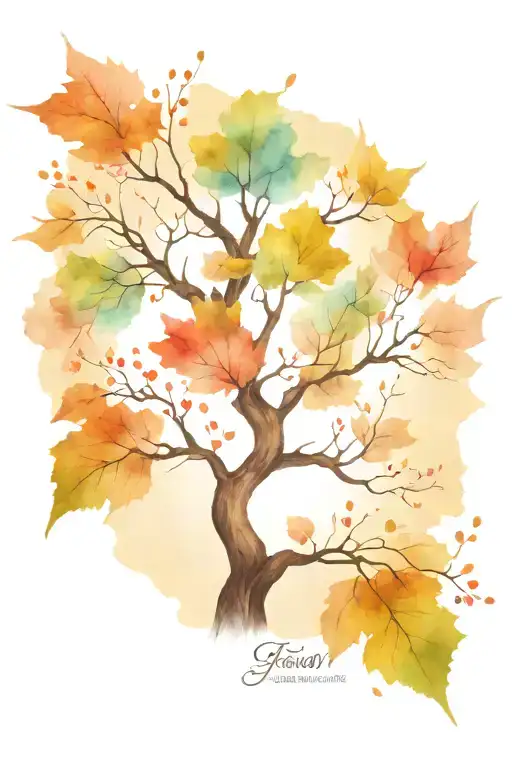 Family Tree Branch Representing Each Member