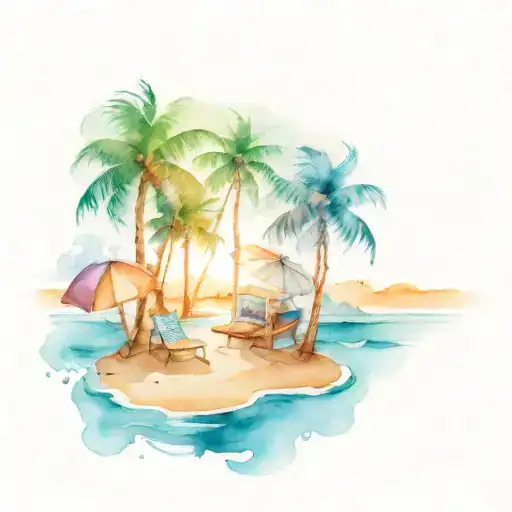 Travel And Beach Scene