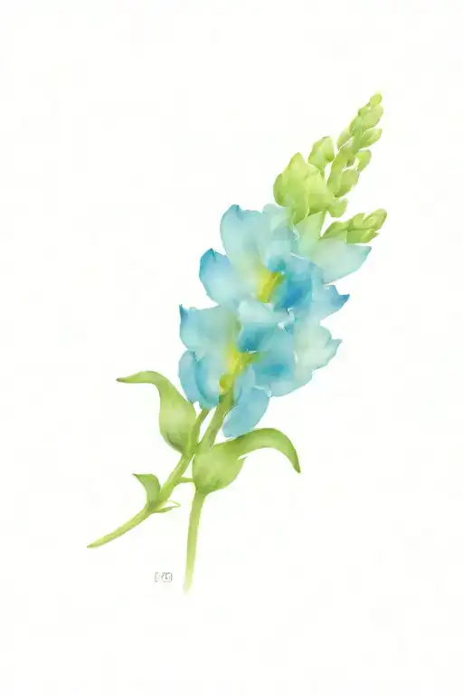 Light Blue Snapdragons
