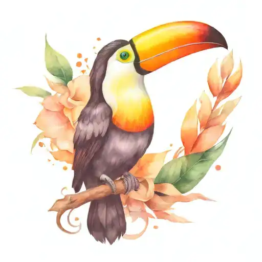 Toucan Tattoo Featuring