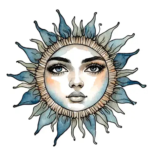 A Radiant Sun With My Wife's Eyes In The Middle Part