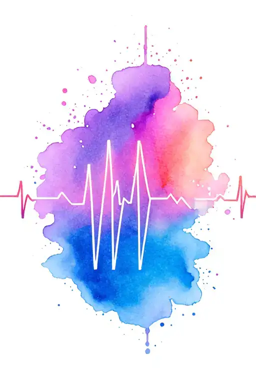 Ecg Hearbeat Underneath