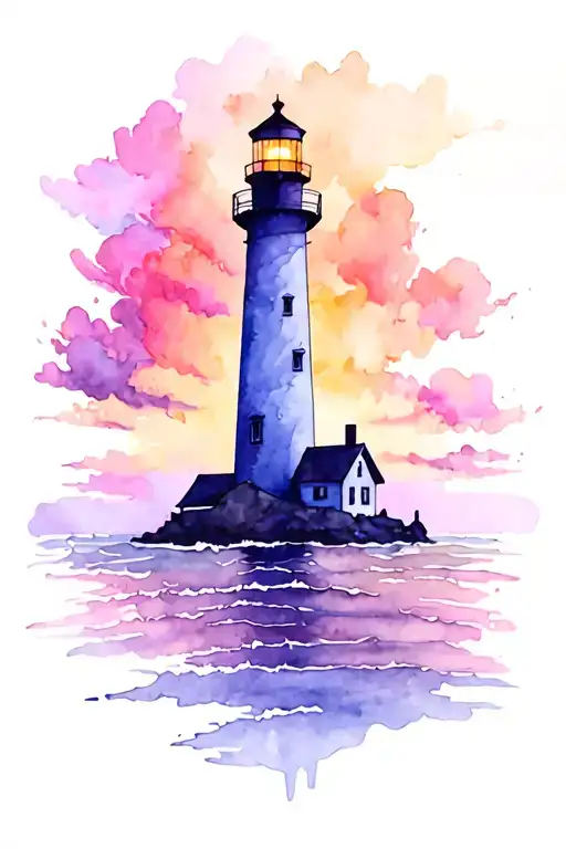 Lighthouse Stormy Condition