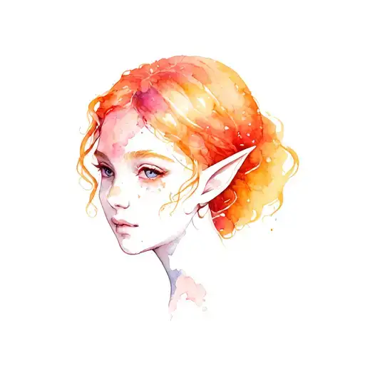 Elf Woman Face