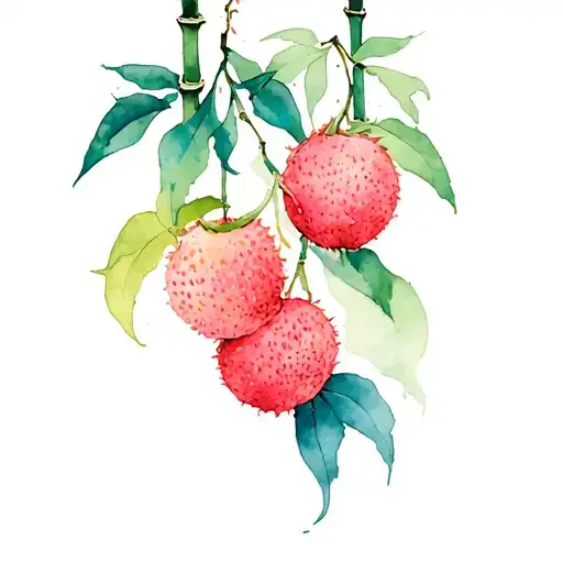 Bamboo Forest And Lychee