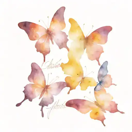 3 Butterflies With Names Incorporated