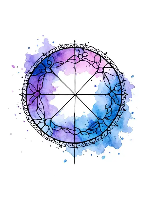 Stained Glass Spell Circle
