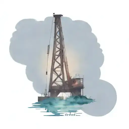 Old Wooden Drilling Rig