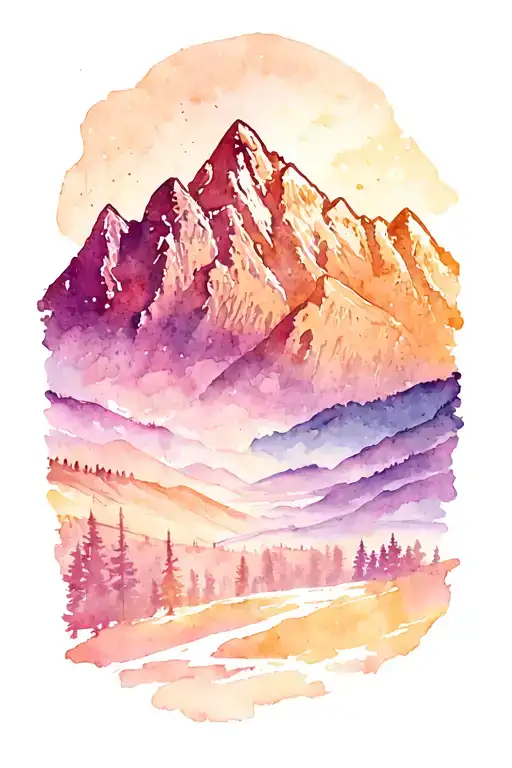 Sierra Nevada Mountains Dad Memorial