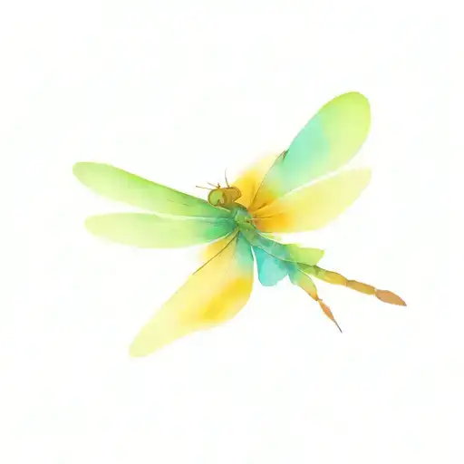 Dragonfly With Initials J C S N