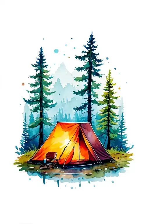 Camping Scene
