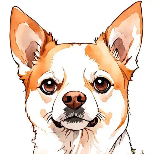 Anime Style Strip Of My Dogs Eyes And Ears