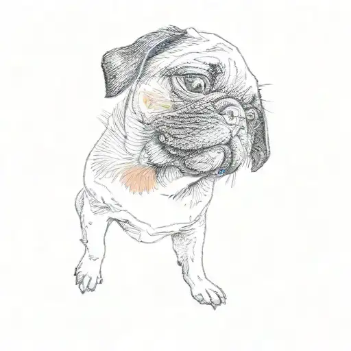 A Pug Puppy