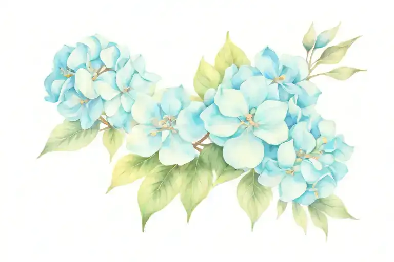 Hydrangeas Blooming