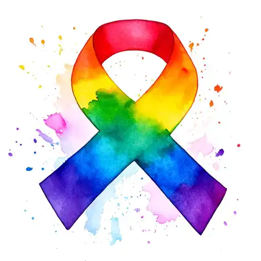 Rainbow Hiv Symbol