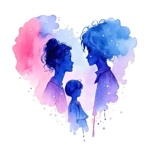 Mum Dad Daughter And Son