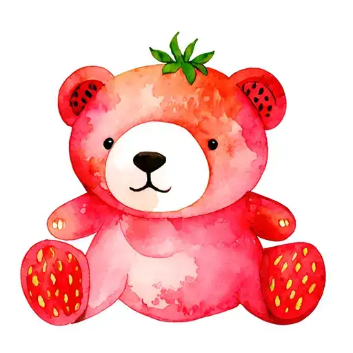 Strawberry And Bear
