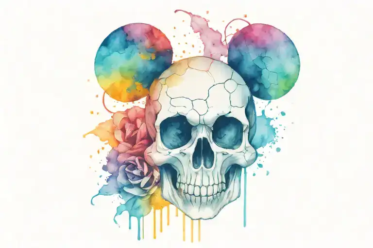Mickey Mouse Skull