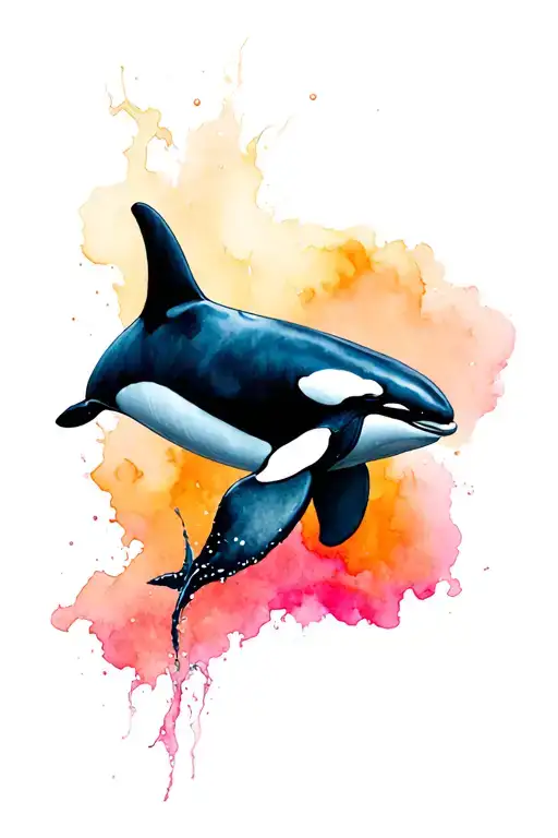 Orca Jumping