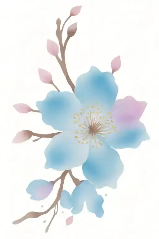 Cherry Blossoms Falling