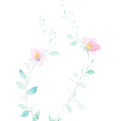 Colorado Flowers Forming Intricate Patterns Integrated