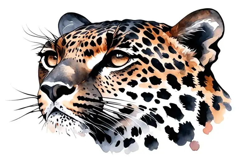 Leopard Pattern An Eye
