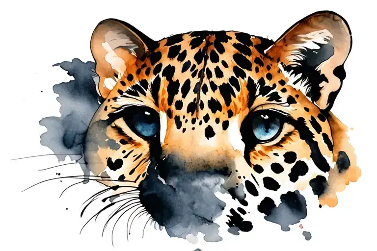 Leopard Pattern An Eye