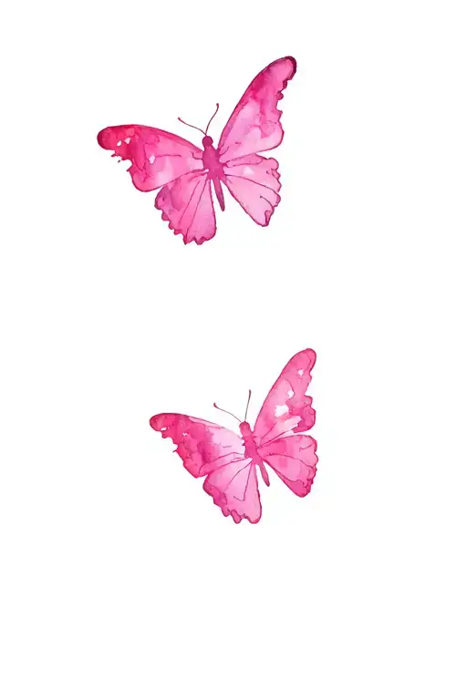 Butterfly Pink Large